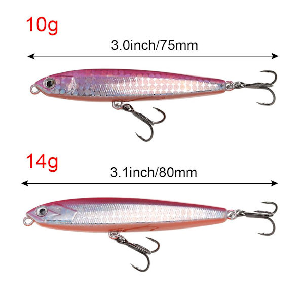 Fiskedrag Bait Kit 14GLASER RÖTT HUVUD LASER RÖTT HUVUD 14gLaser red head