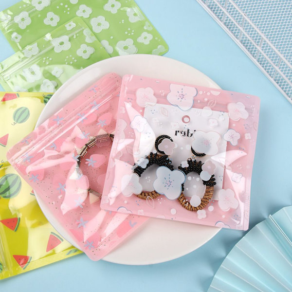 10 stk/pose Ziplock Bag forseglet pose 13,5 cm X 13,5 MB B 13.5cm x 13.5mB