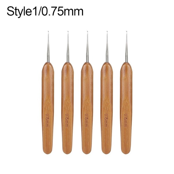 Kroknål Hårflätapricker 0,75MMSTYLE1 STYLE1 0.75mmStyle1