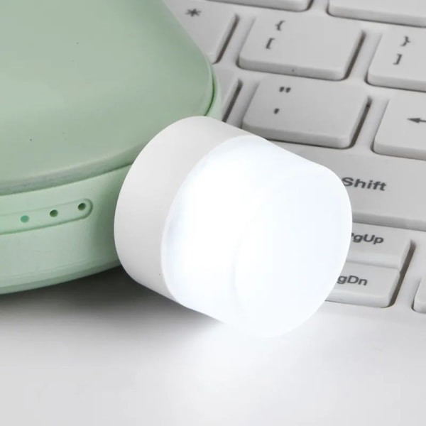 Mini USB Light Pocket Card Lamp HVID LYS white light