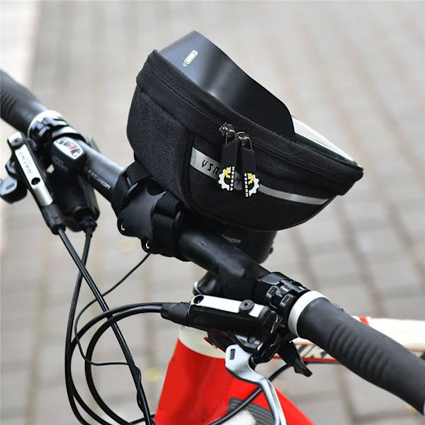 Tube Frame Pannier Frame Etulaukku Polkupyörän matkalaukku grey