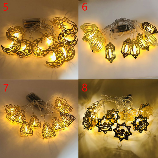 1,65m 10Led Eid Mubarak Light Kareem Ramadan 4 4 4