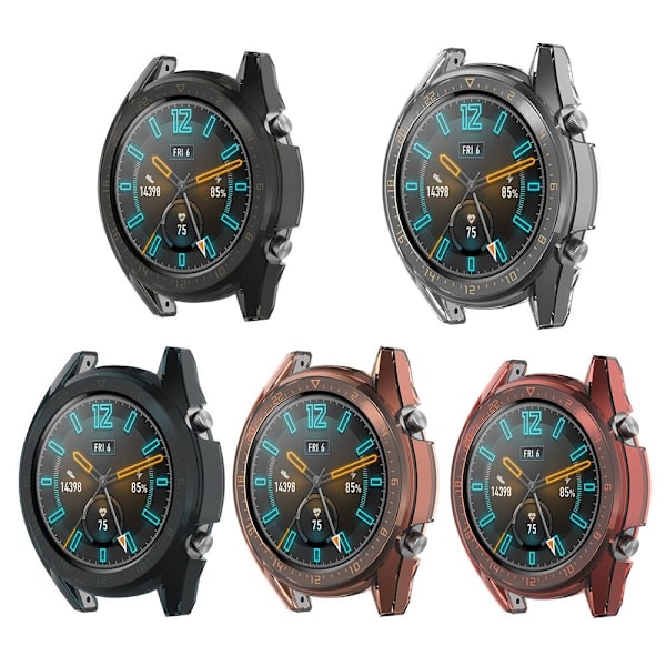 TPU watch case , läpinäkyvä COVER black