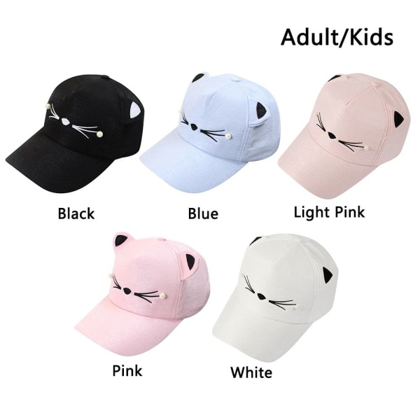 Cat Ear Hat Peak Cap BLÅ VOKSEN VOKSEN Blue Adult-Adult