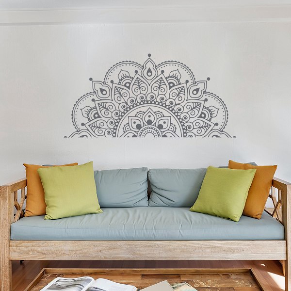 Mandala Wall Stickers Sengegavl Kunst GULL GULL gold
