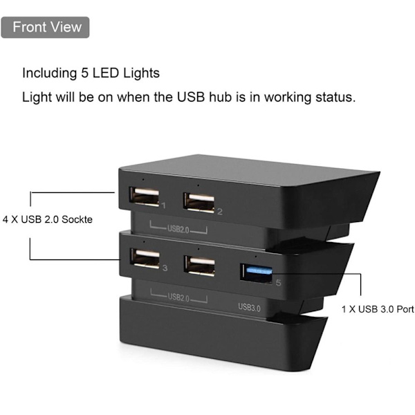 USB HUB Splitter Host USB Expander Adapter