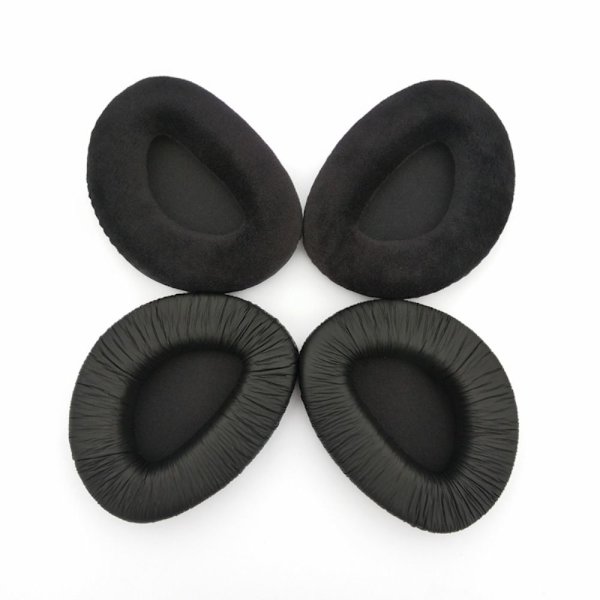 2 st/1 par öronkuddar utbytes hörlurar i läder läder hörlurar Leather Earpad