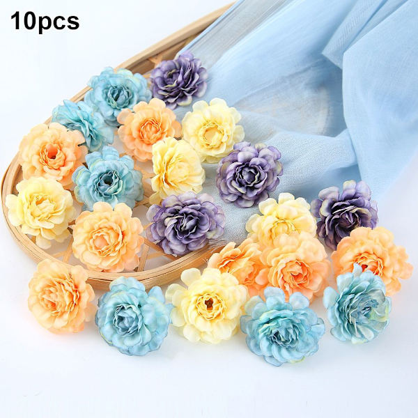 10 stk blomsterhoder kunstig peon falsk bukett 12 12