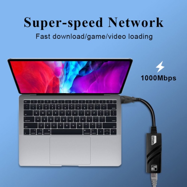 Ethernet-adapter USB 3.0 til Gigabit 1000M TYPE-C 1000M Type-C