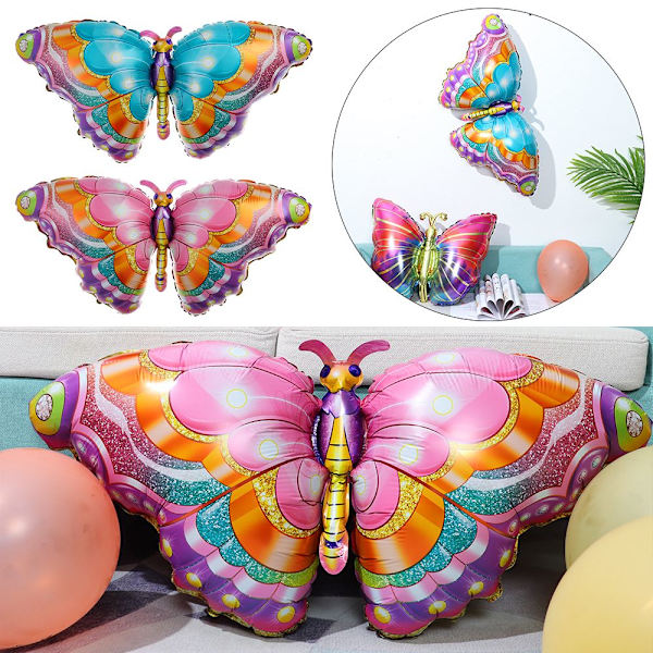 Sommerfuglballong Sommerfuglformet 7 7 7