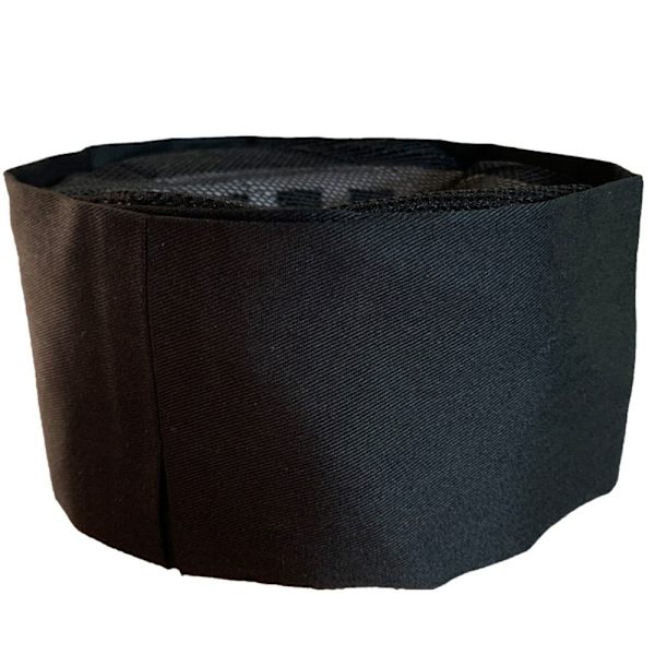 Mesh Top Skull Cap Catering Chef Hatt SVART 1 1 Black 1-1