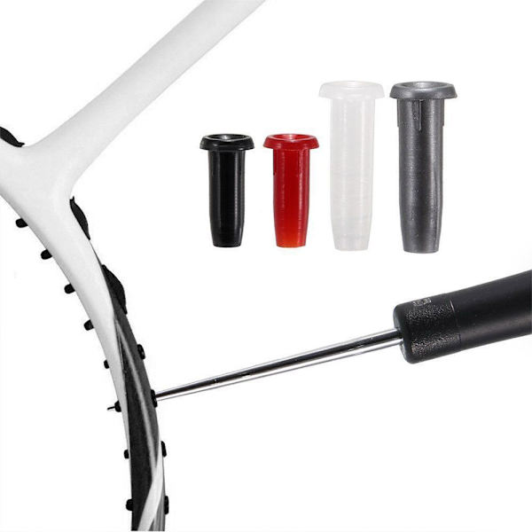 1 Box Badmintonracket Genomföringar Öljetter Strängverktyg Set black