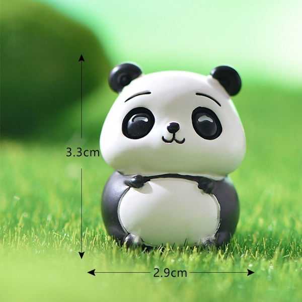 Pandafiguurit Puutarhahahmot 2 2 2