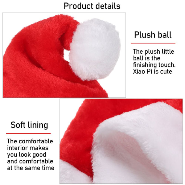 Joulupukin hatut Xmas Caps SININEN blue