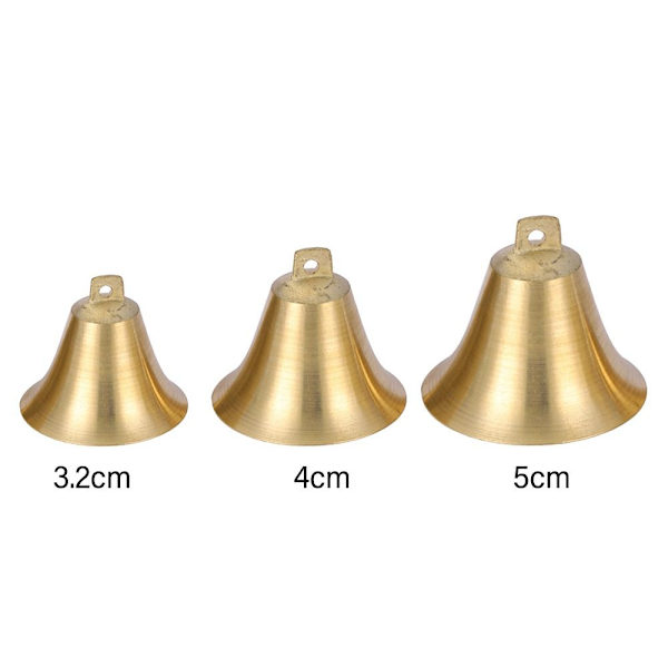 Betande Kopparklockor Ko Häst Fårklockor 4CM 4cm