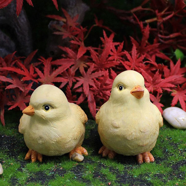 Påskekyllingefigur Miniaturekylling A A A