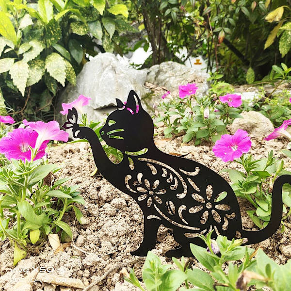 3ST/ Set Kattdekoration Lovely Cat Silhouette 3ST/ SET 3ST/ SET 3PCS/Set