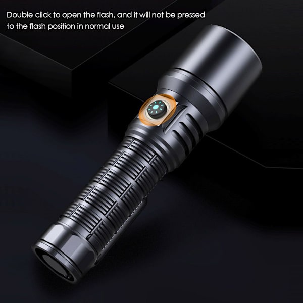 Valkoinen lasertaskulamppu Tehokas LED-taskulamppu Ultra Bright