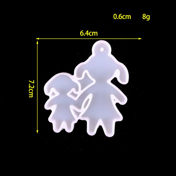 Avainnipun mold, kristalli epoksimuotti MOULD Transparent