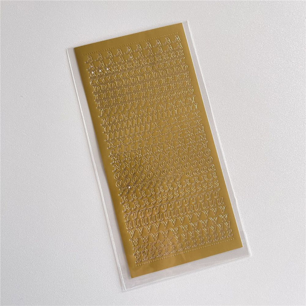 Bronzing Stickers DIY Decals 06 06