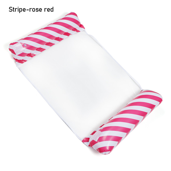 Puhallettava kelluva rivi kelluva allassänky STRIPE-ROSE RED