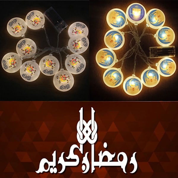Eid Mubarak -valo LED-merkkivalo 3MA A 3mA