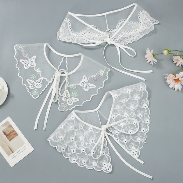 Lace Fake Collar Avtagbar False Collar 7 7