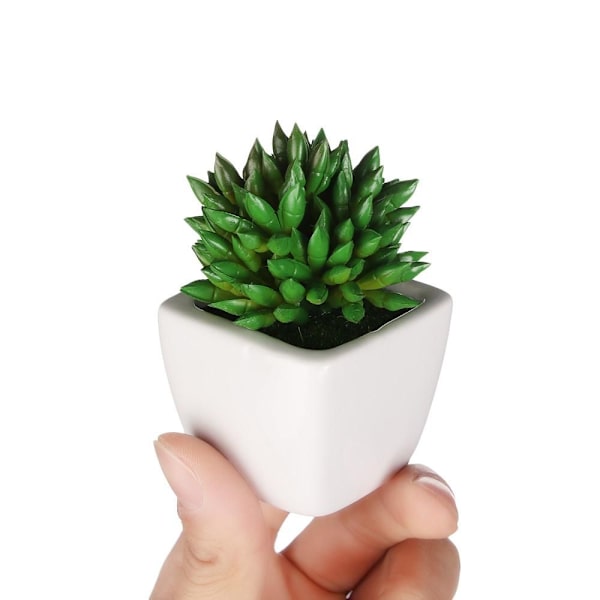 Kunstige miniplanter Sukkulenter Falske blomster 12