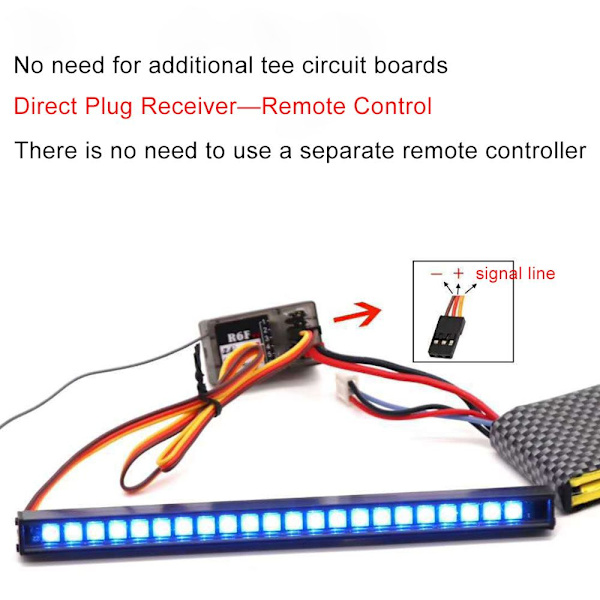 Farge Taklampe RC Truck Light LED-lys 1pcs