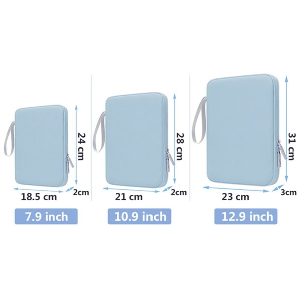 Handväska Tablettfodral BLÅ 10,9 TUM Blue 10.9 inch