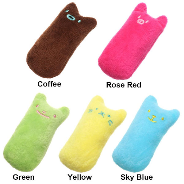 Kattleker Kattemyntepute Kattunge Lek GUL yellow