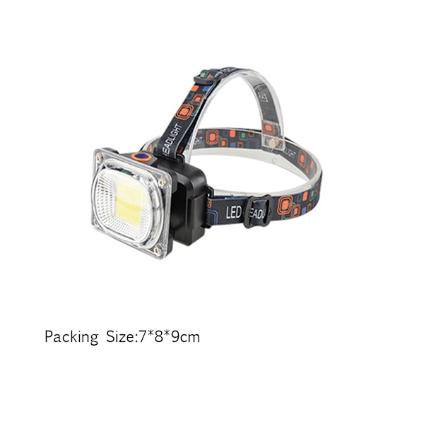 COB LED otsalamppu Camping Kalastus ajovalot Työn huolto