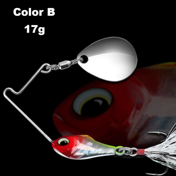 Metall fiskeagn VIB Lure FARGE B -17G FARGE B -17G Color B -17g