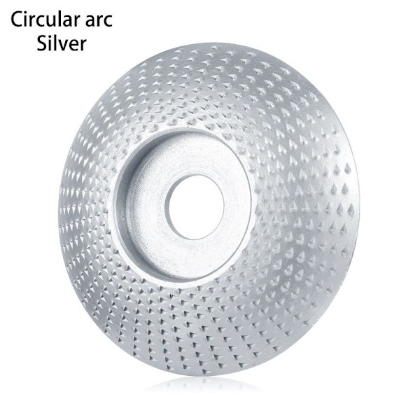 Slipeskive Treslipeskive SØLV SIRKULÆR BUE SIRKULÆR Silver Circular arc-Circular arc