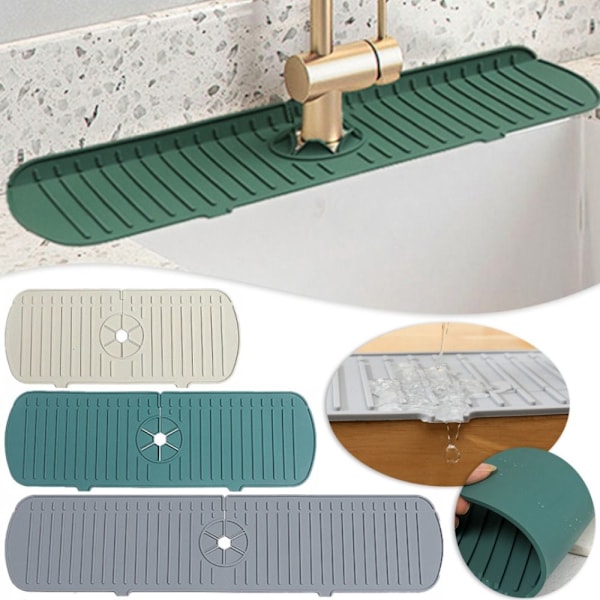 Kran Matta Handfat Stänkskydd GRÖN MEDIUM green medium