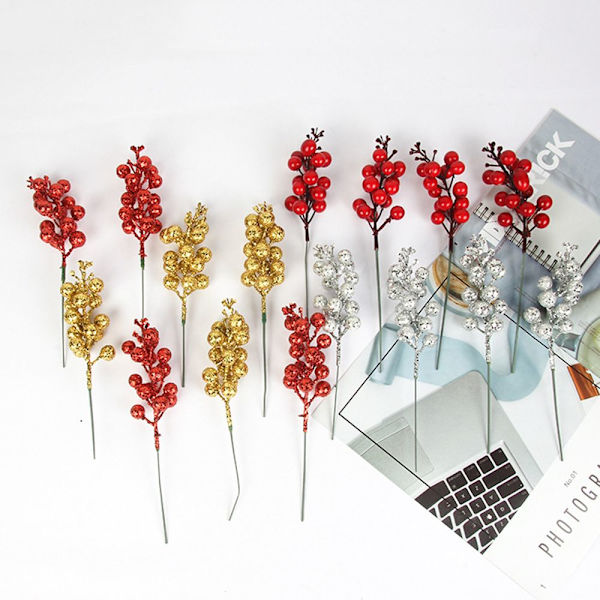 6/12 STK Fake Fruit Berry Simulation Cherry BERRY-12 STK berry-12pcs