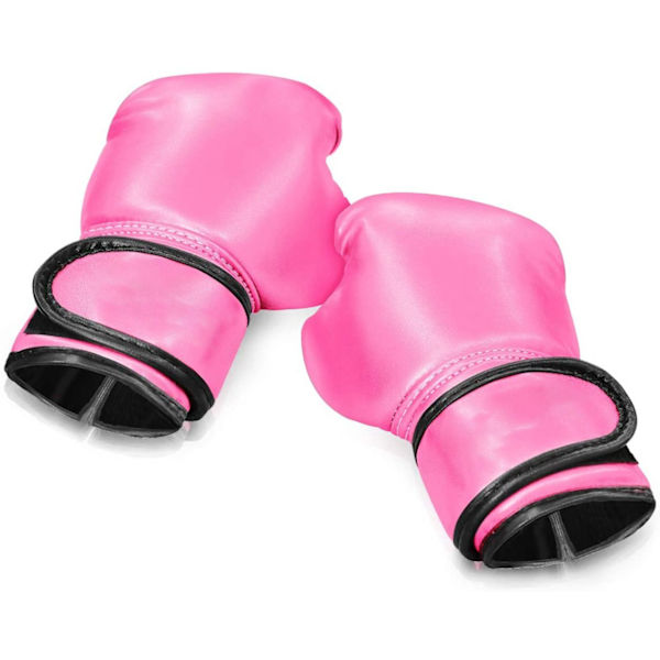 Boxningshandskar för barn PU-läder ROSA pink