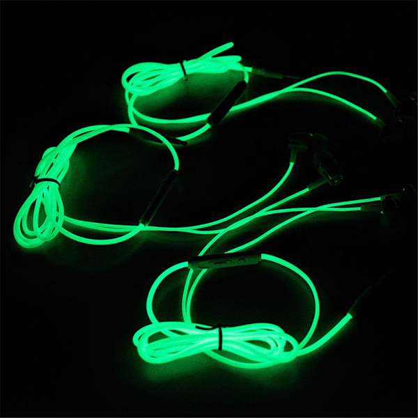 In-Ear-nappikuulokkeet Luminous Earbuds HiFi-kuulokkeet blue