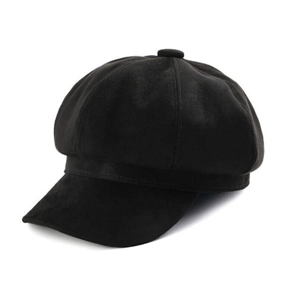 Baskerhat Bagerkasket SORT Black