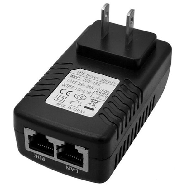 POE-suuttimen power . 15V 1A 15V 1A