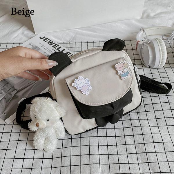 Sarjakuva Messenger Olkalaukut Käsilaukut BEIGE beige