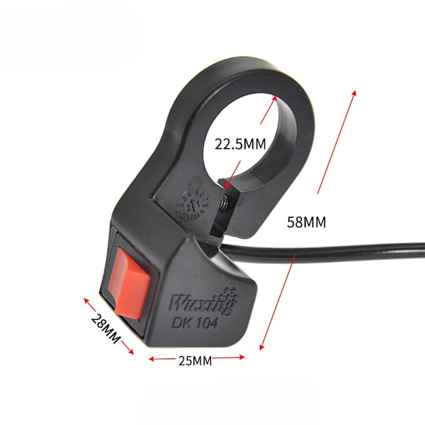 Elcykelstyre Switch Speed Shift-knapp Hög Låg