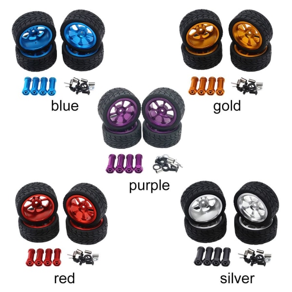 4stk RC Bil Hjul Hjul GULD gold