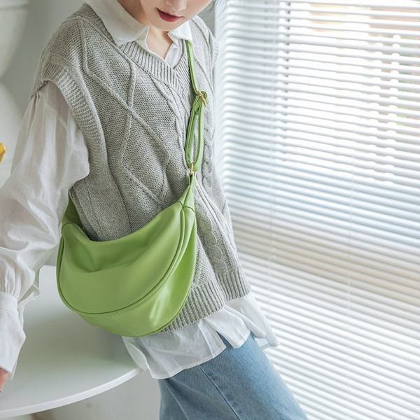 Dumpling Bag Axel Messenger Bag VIT white