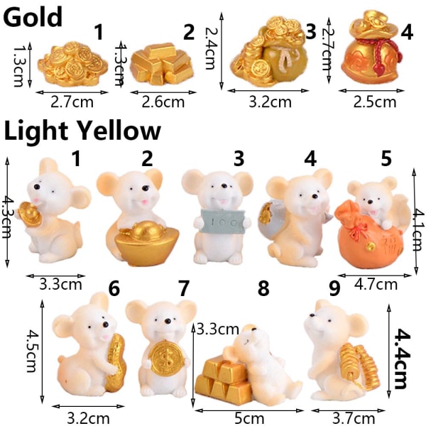 Pengemusfigur Miniatyrmus Gull GULL 4 gold 4