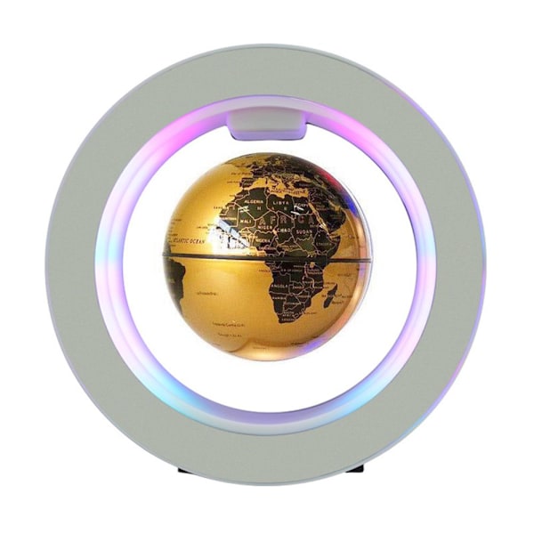 Magnetisk levitasjon Globe Verdenskart GULL EU-STOPP Gold EU Plug