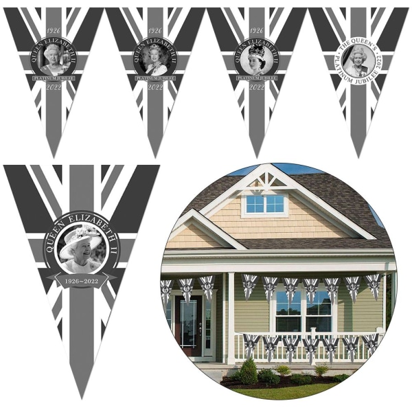 Queen String Flag Triangle Flag STYLE 2 STYLE 2 Style 2