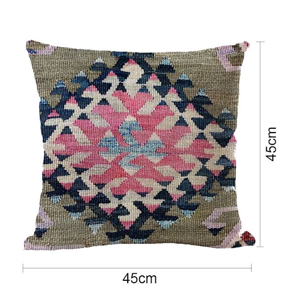 Hørpudebetræk Bohemian Patterns Pudebetræk 38 38