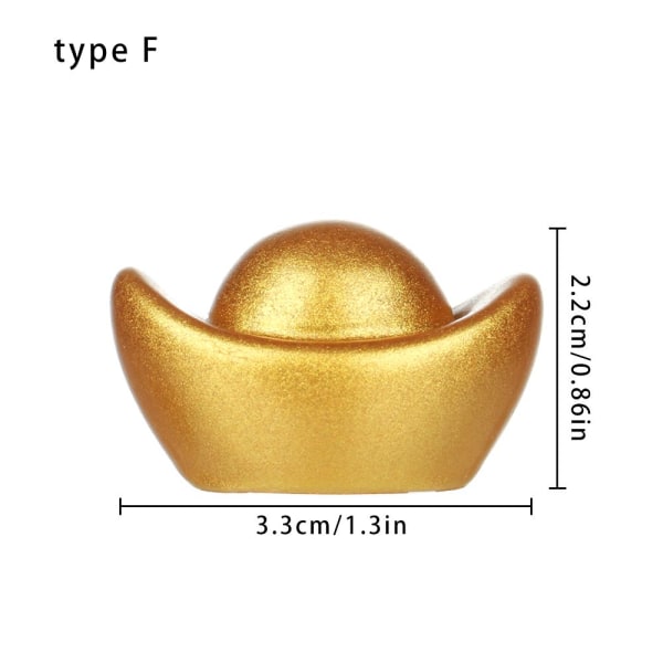 Tiger Ornaments kultainen malli TYYPPI F TYYPPI F type F