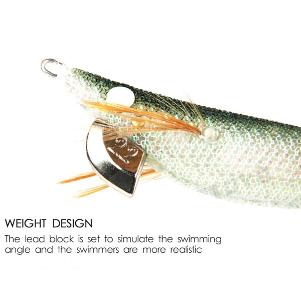 kudos Squid Hook Octopus Bait COLOR E COLOR E Color E